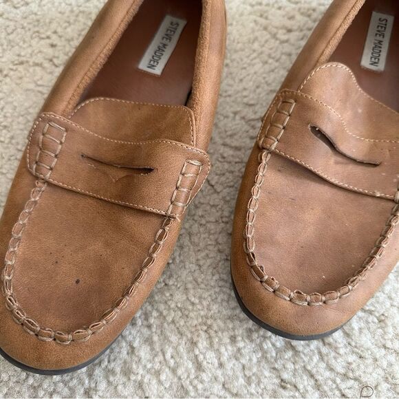 Steve Madden brown career wear loafers - Picture 4 of 10